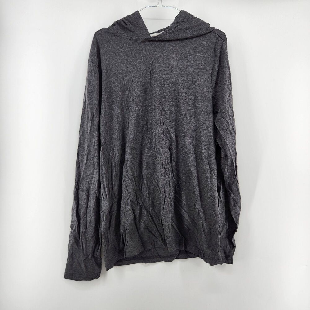 Flag & Anthem Men's Grey‎ Large Essential Stretch Hoodie NWT